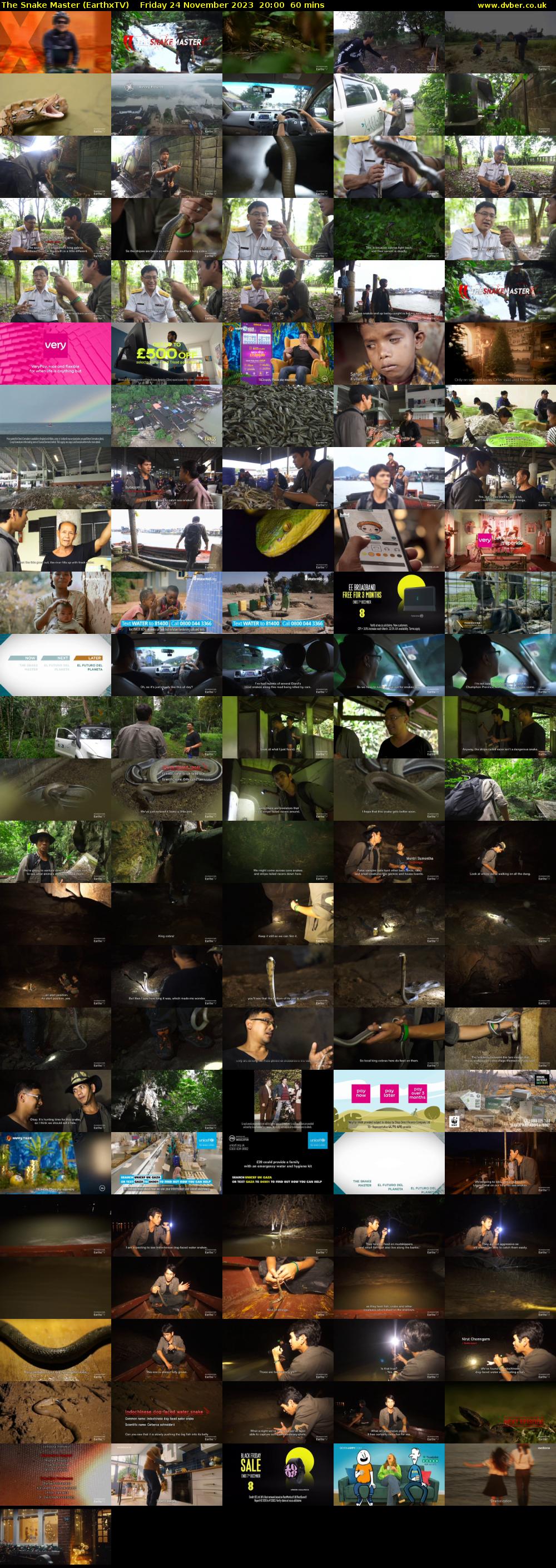 The Snake Master (EarthxTV) Friday 24 November 2023 20:00 - 21:00