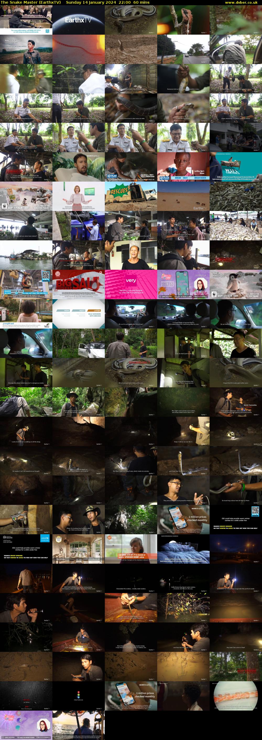The Snake Master (EarthxTV) Sunday 14 January 2024 22:00 - 23:00