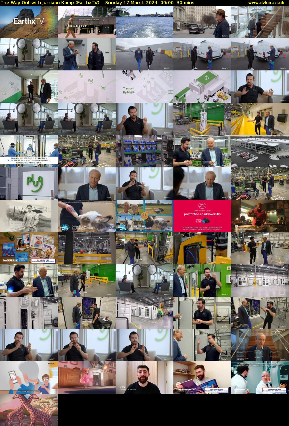 The Way Out with Jurriaan Kamp (EarthxTV) Sunday 17 March 2024 09:00 - 09:30