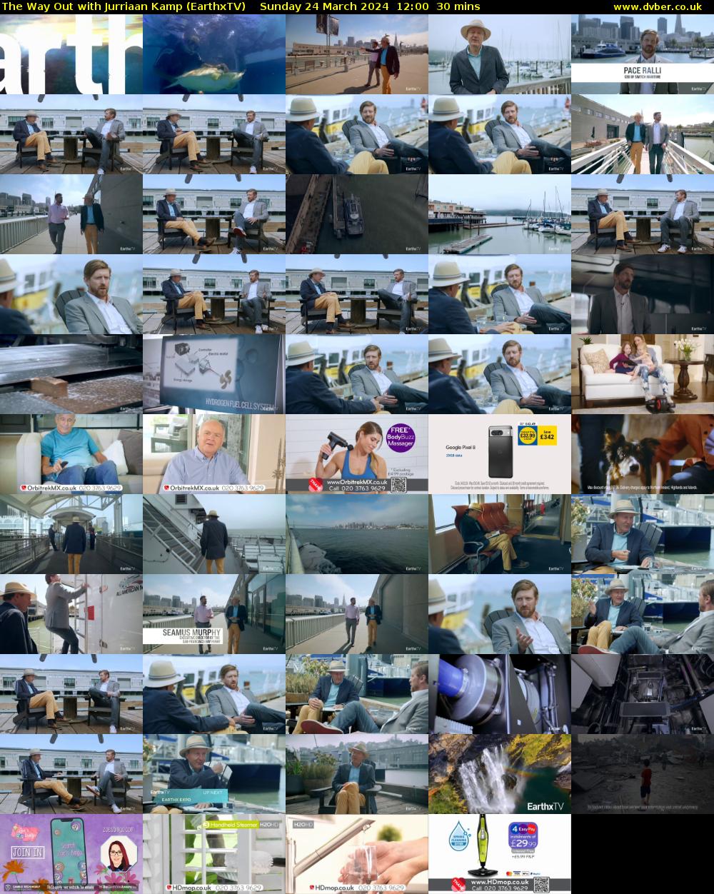 The Way Out with Jurriaan Kamp (EarthxTV) Sunday 24 March 2024 12:00 - 12:30
