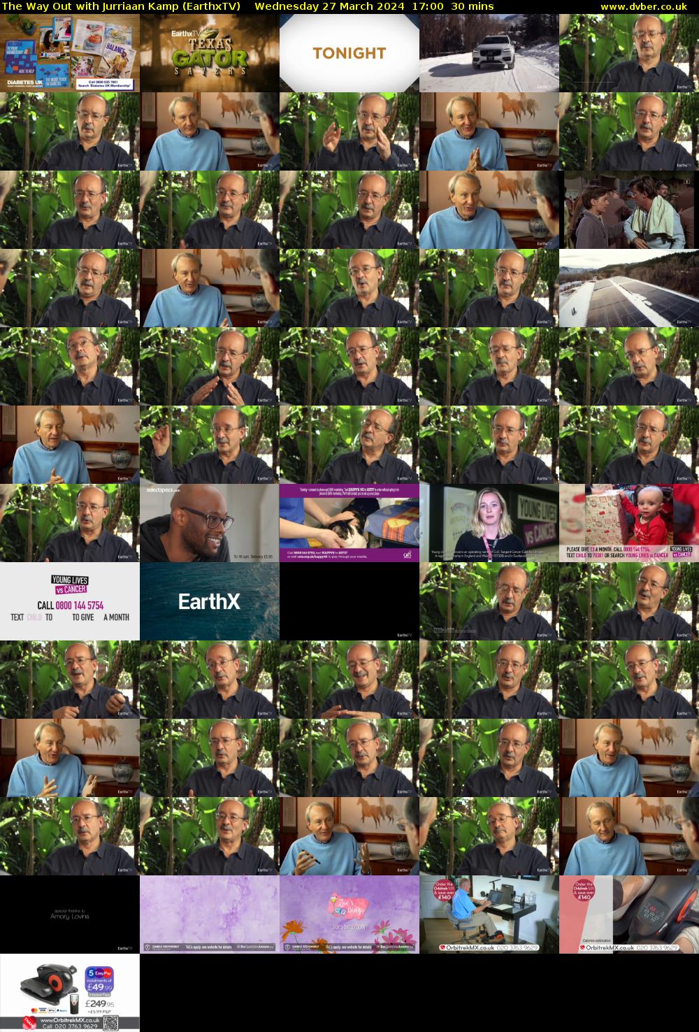 The Way Out with Jurriaan Kamp (EarthxTV) Wednesday 27 March 2024 17:00 - 17:30