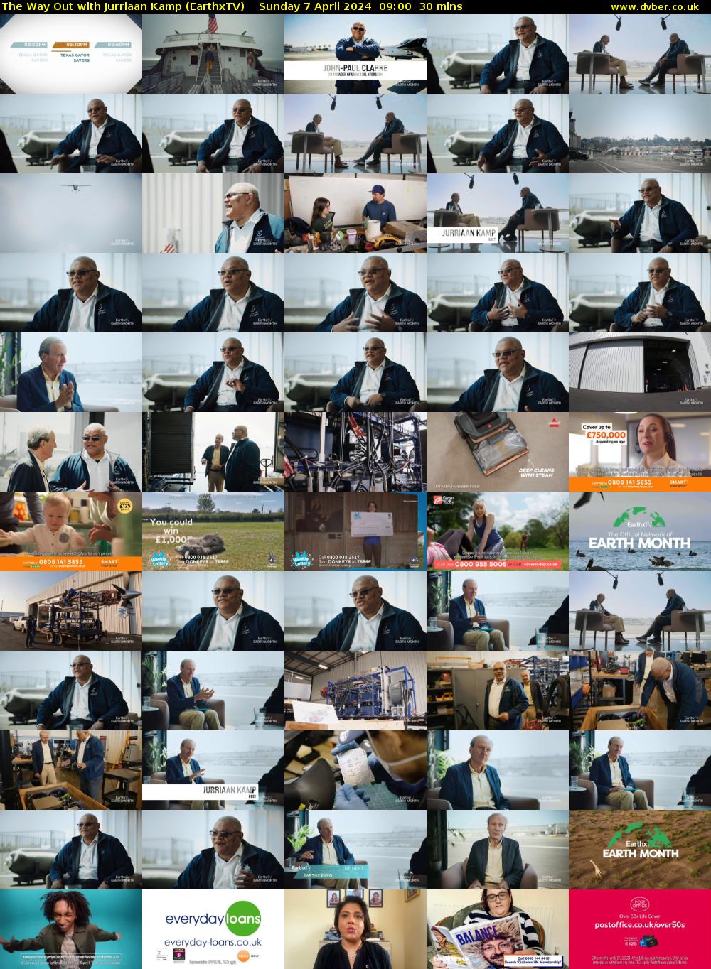 The Way Out with Jurriaan Kamp (EarthxTV) Sunday 7 April 2024 09:00 - 09:30
