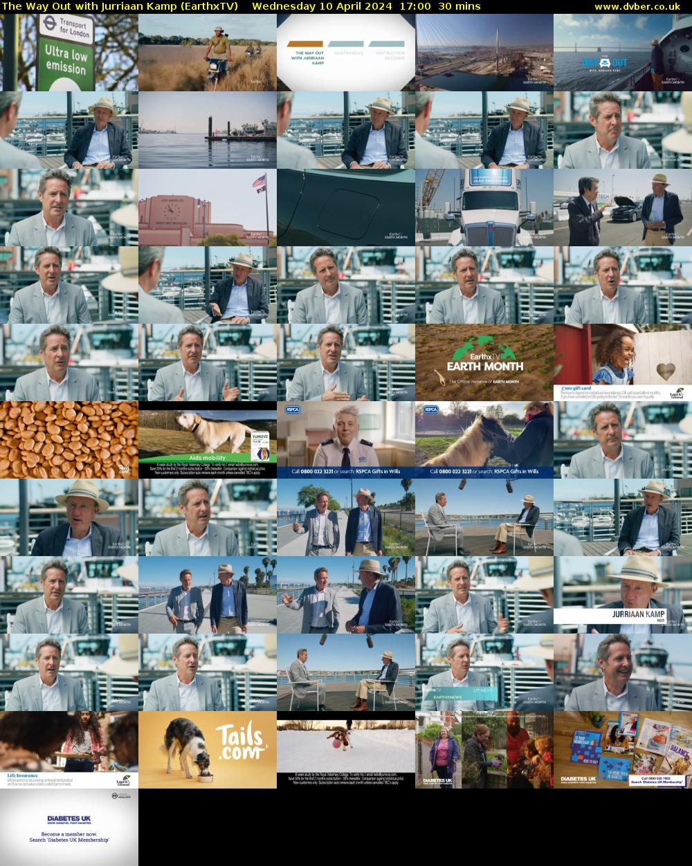 The Way Out with Jurriaan Kamp (EarthxTV) Wednesday 10 April 2024 17:00 - 17:30