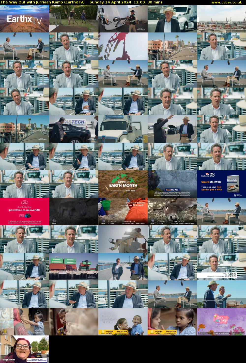 The Way Out with Jurriaan Kamp (EarthxTV) Sunday 14 April 2024 12:00 - 12:30
