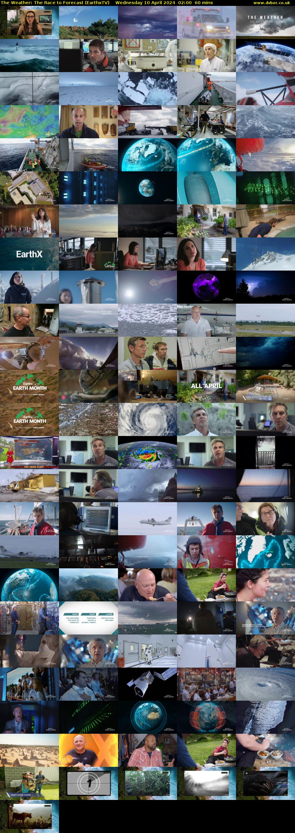 The Weather: The Race to Forecast (EarthxTV) Wednesday 10 April 2024 02:00 - 03:00