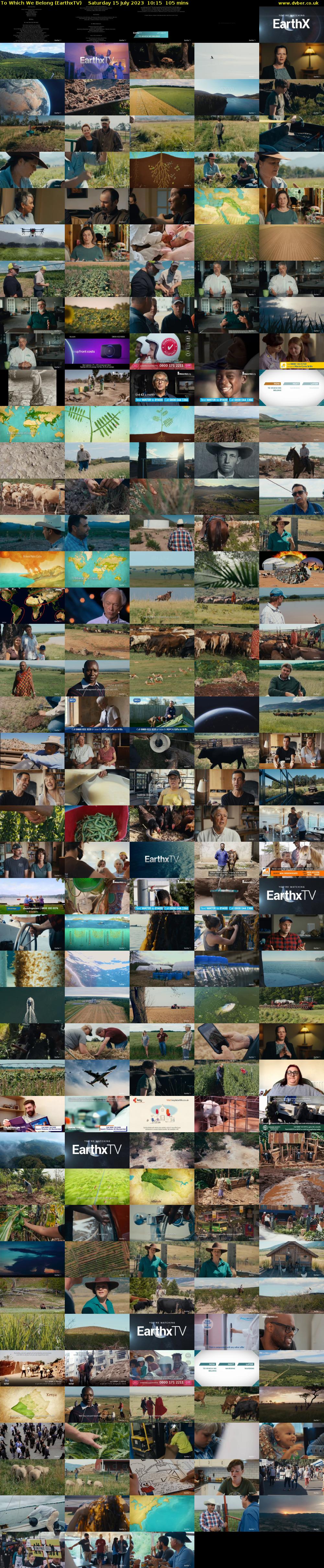 To Which We Belong (EarthxTV) Saturday 15 July 2023 10:15 - 12:00