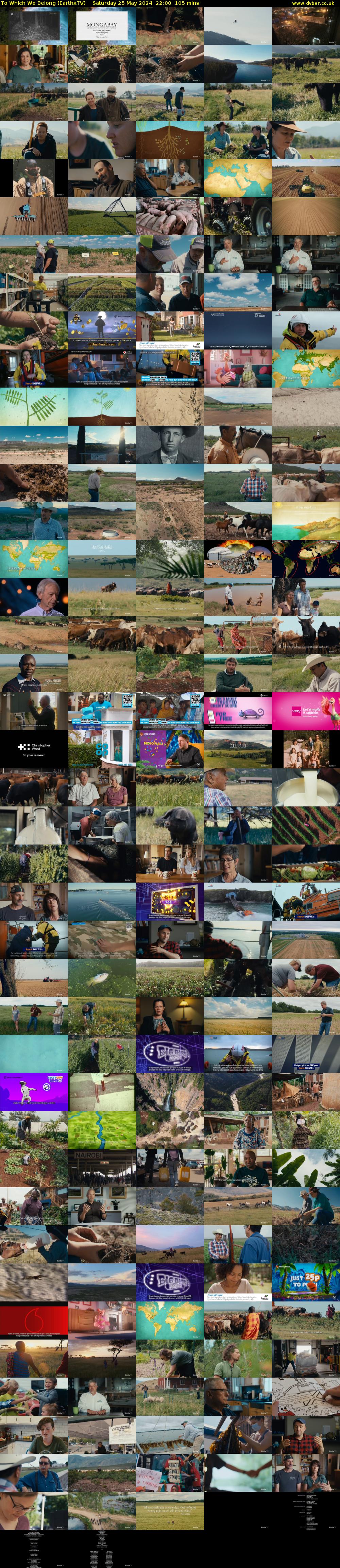 To Which We Belong (EarthxTV) Saturday 25 May 2024 22:00 - 23:45