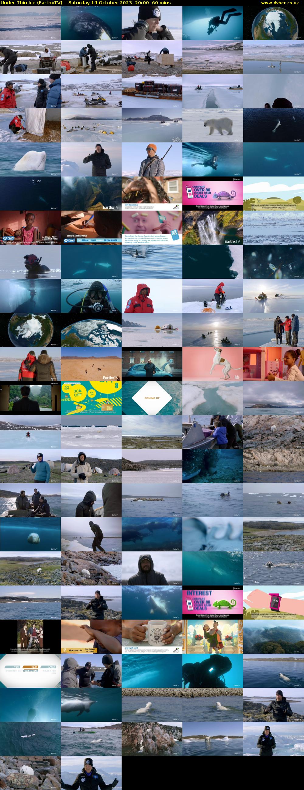 Under Thin Ice (EarthxTV) Saturday 14 October 2023 20:00 - 21:00
