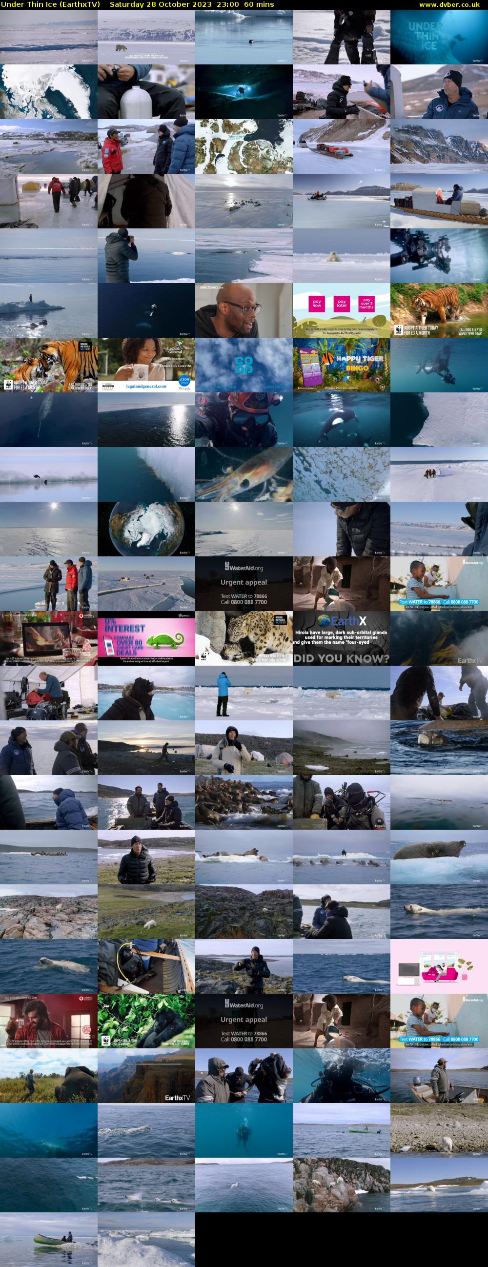 Under Thin Ice (EarthxTV) Saturday 28 October 2023 23:00 - 00:00