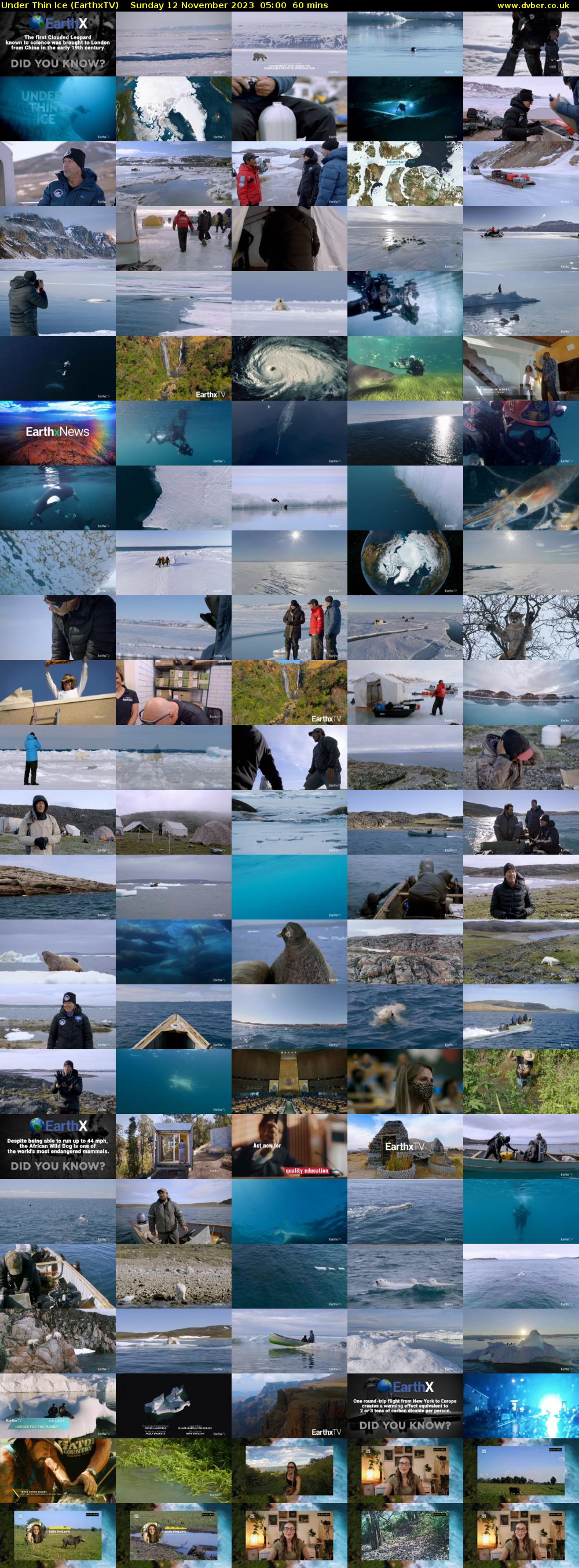 Under Thin Ice (EarthxTV) Sunday 12 November 2023 05:00 - 06:00
