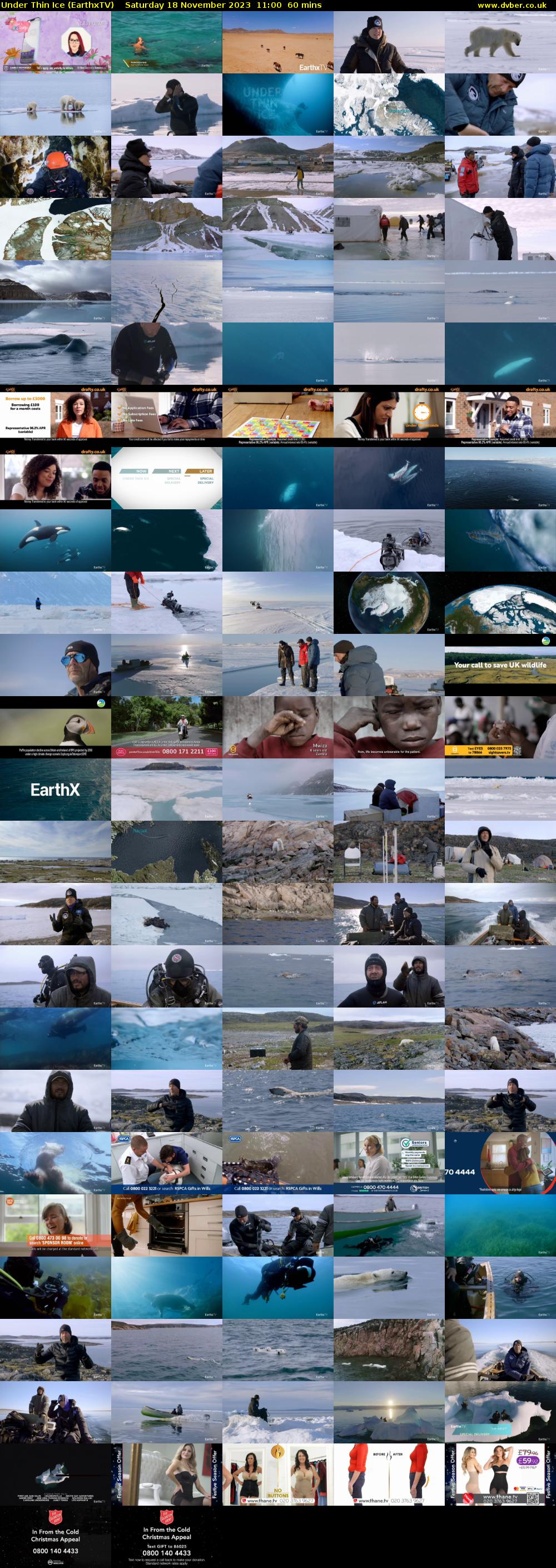 Under Thin Ice (EarthxTV) Saturday 18 November 2023 11:00 - 12:00