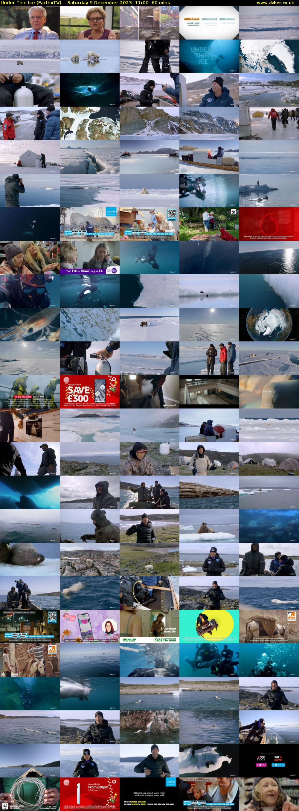 Under Thin Ice (EarthxTV) Saturday 9 December 2023 11:00 - 12:00