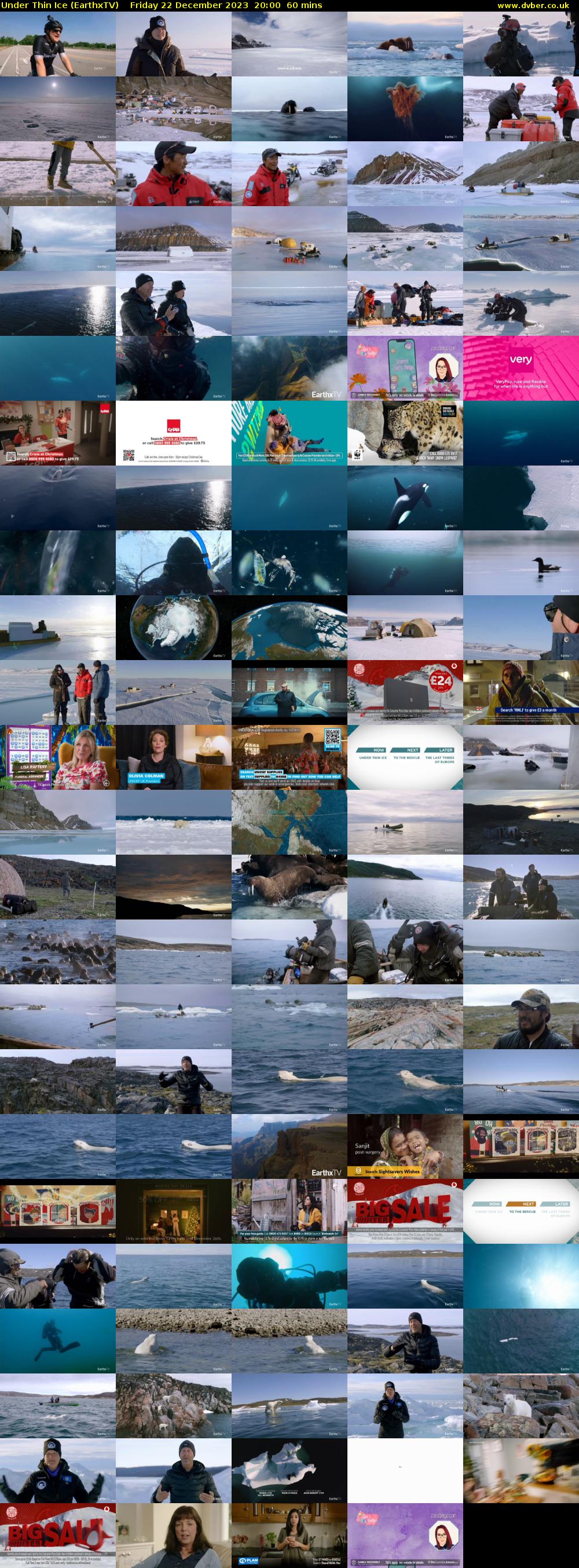 Under Thin Ice (EarthxTV) Friday 22 December 2023 20:00 - 21:00