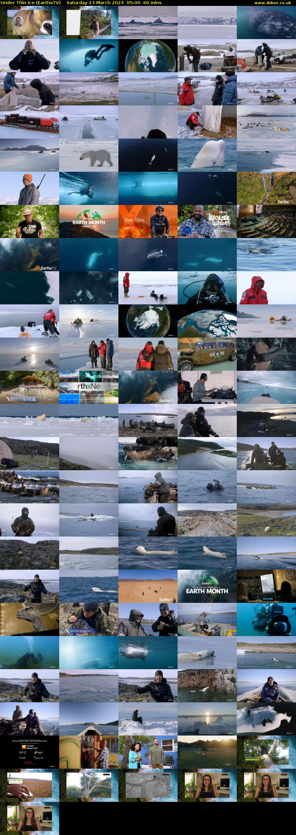 Under Thin Ice (EarthxTV) Saturday 23 March 2024 05:00 - 06:00