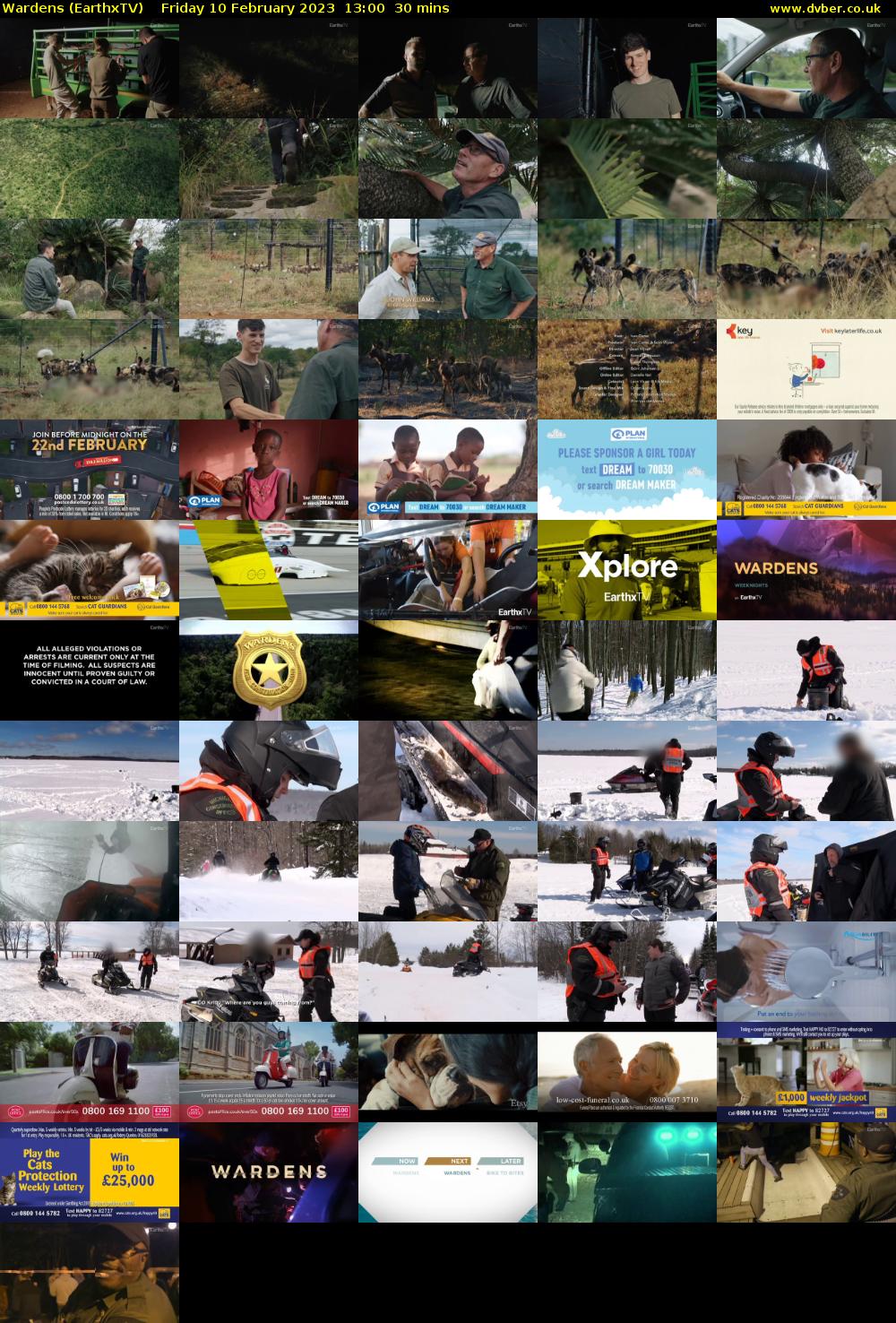 Wardens (EarthxTV) Friday 10 February 2023 13:00 - 13:30