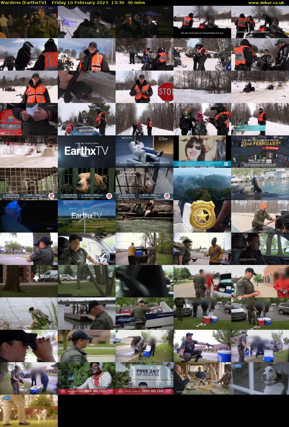 Wardens (EarthxTV) Friday 10 February 2023 13:30 - 14:00