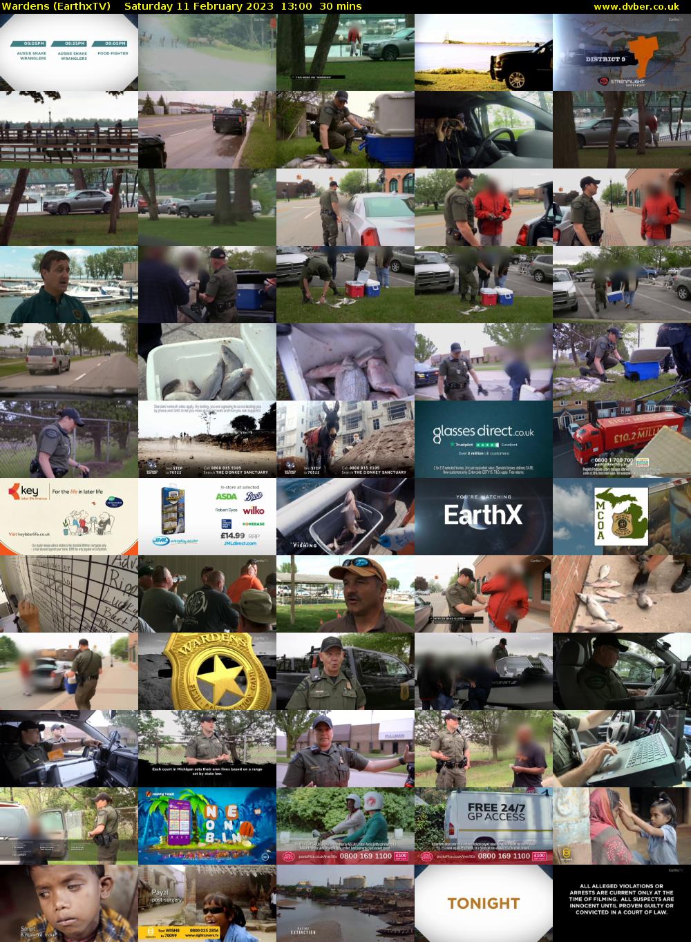 Wardens (EarthxTV) Saturday 11 February 2023 13:00 - 13:30