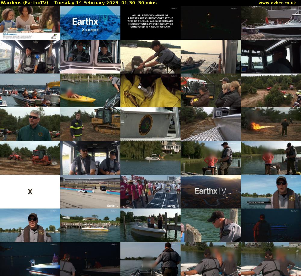 Wardens (EarthxTV) Tuesday 14 February 2023 01:30 - 02:00