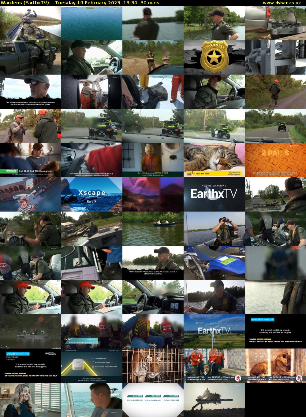 Wardens (EarthxTV) Tuesday 14 February 2023 13:30 - 14:00