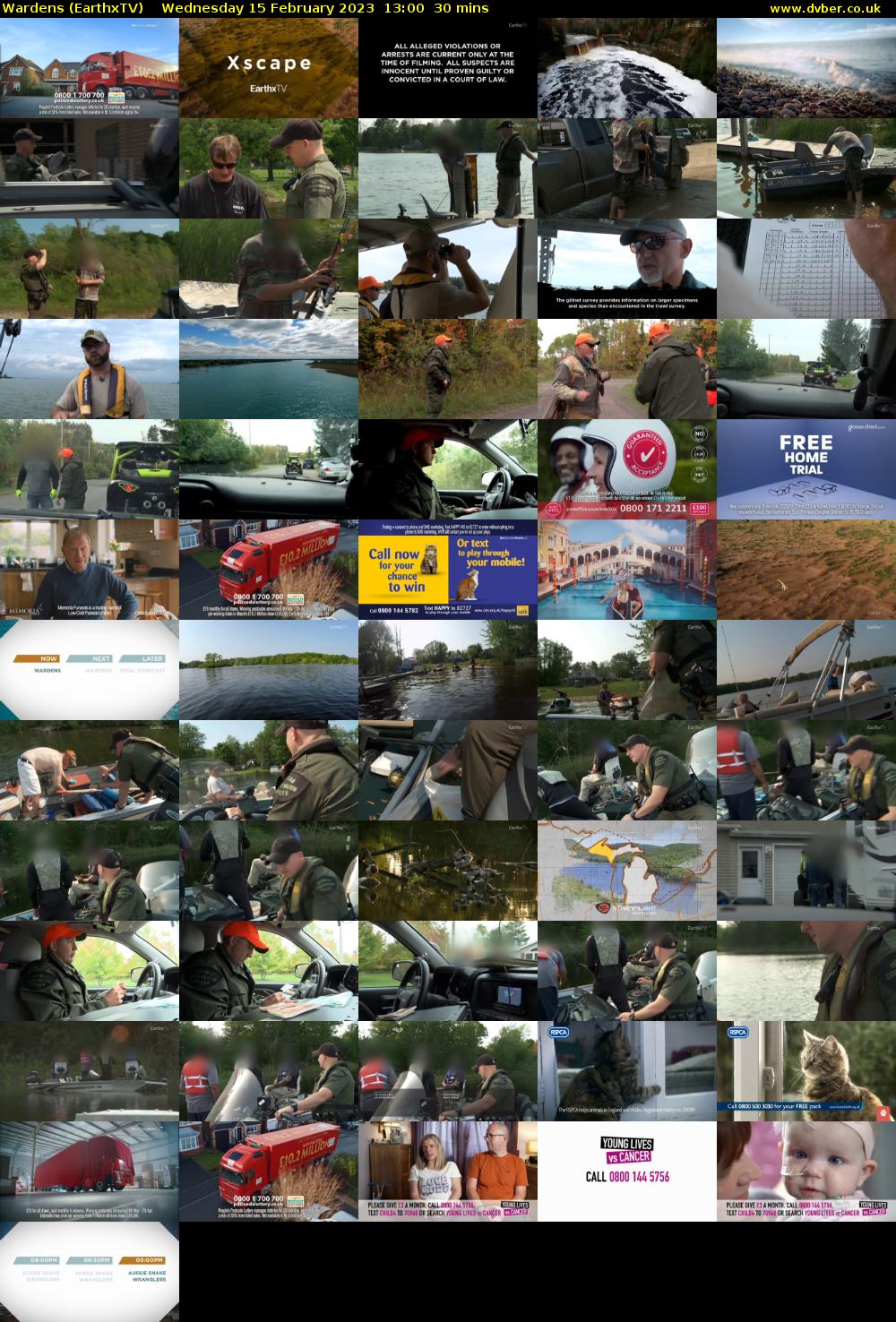 Wardens (EarthxTV) Wednesday 15 February 2023 13:00 - 13:30