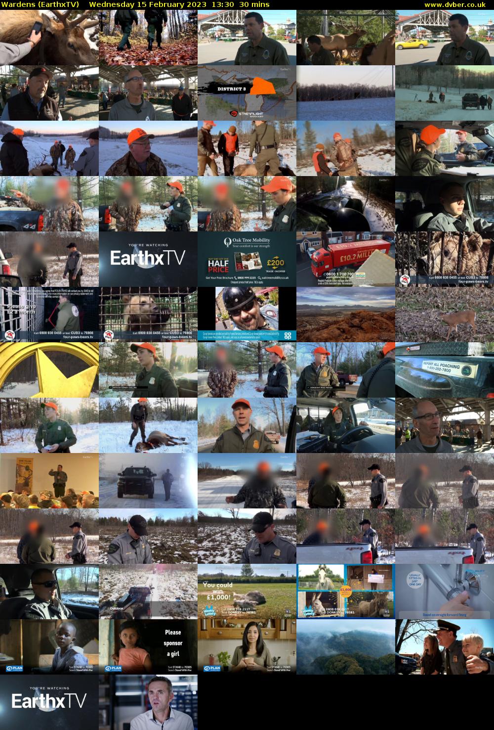 Wardens (EarthxTV) Wednesday 15 February 2023 13:30 - 14:00