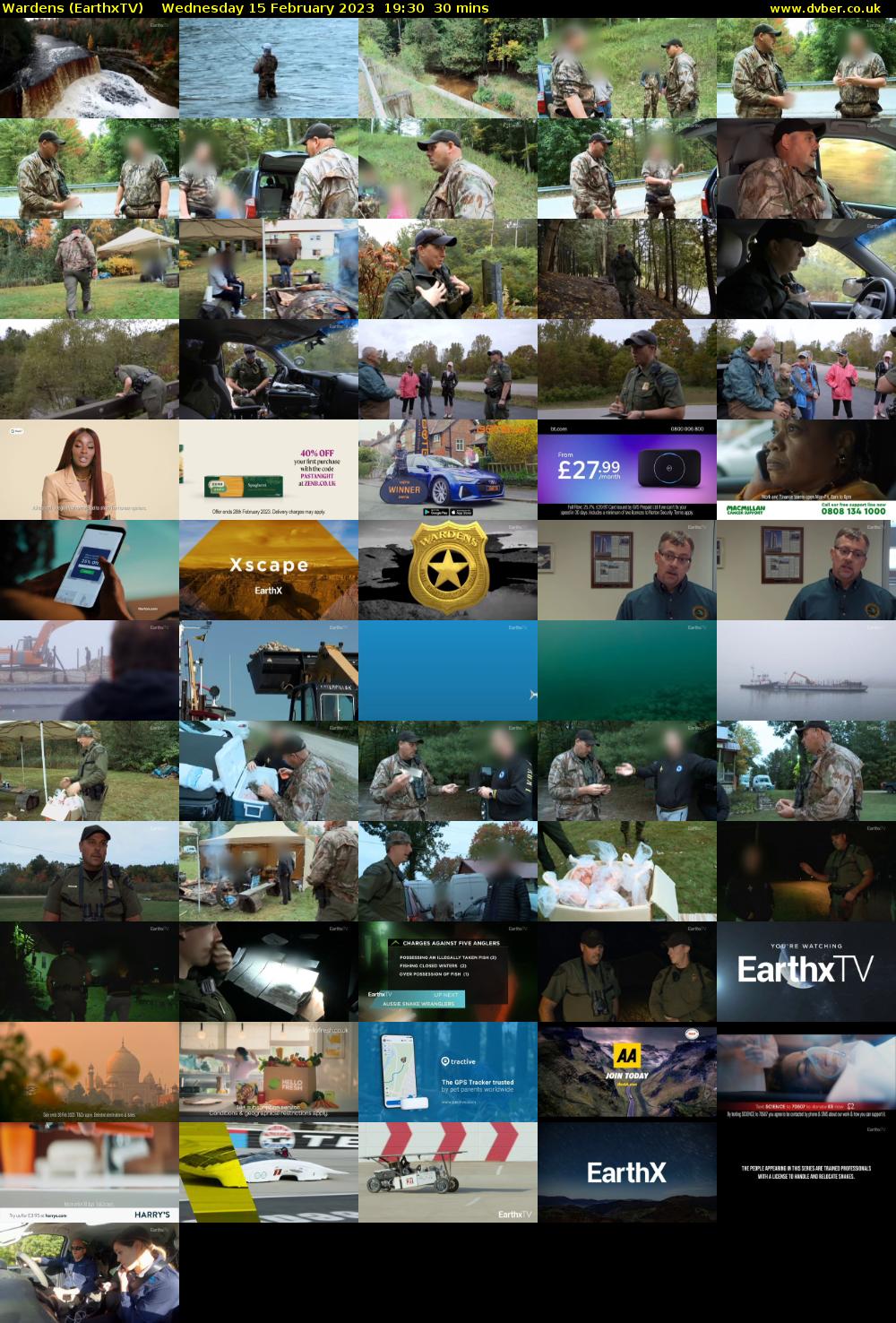 Wardens (EarthxTV) Wednesday 15 February 2023 19:30 - 20:00