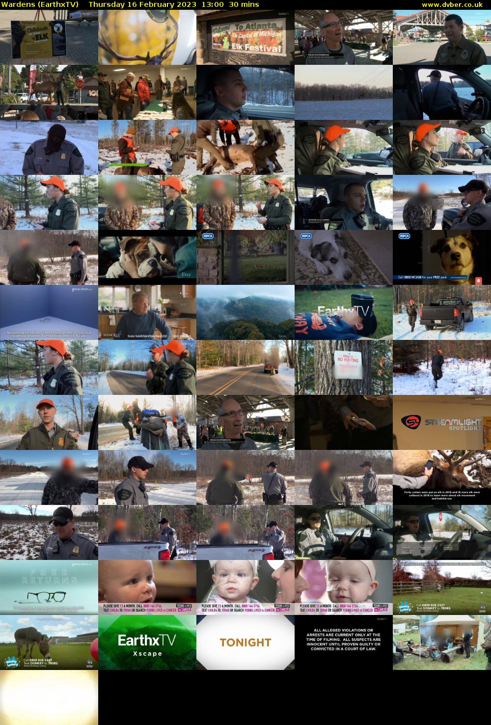 Wardens (EarthxTV) Thursday 16 February 2023 13:00 - 13:30