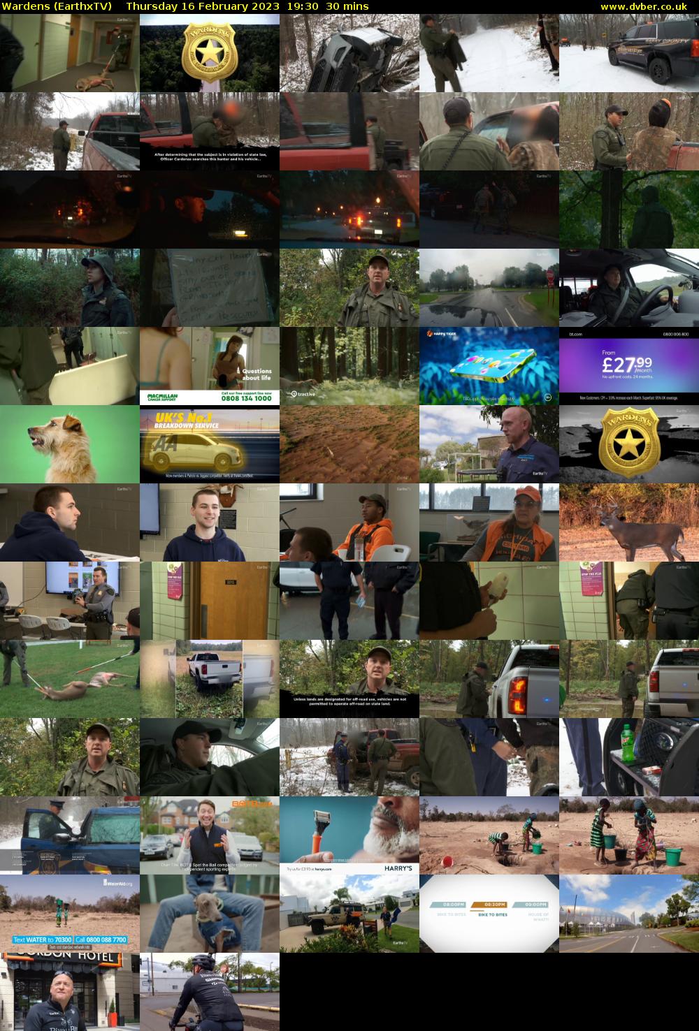Wardens (EarthxTV) Thursday 16 February 2023 19:30 - 20:00