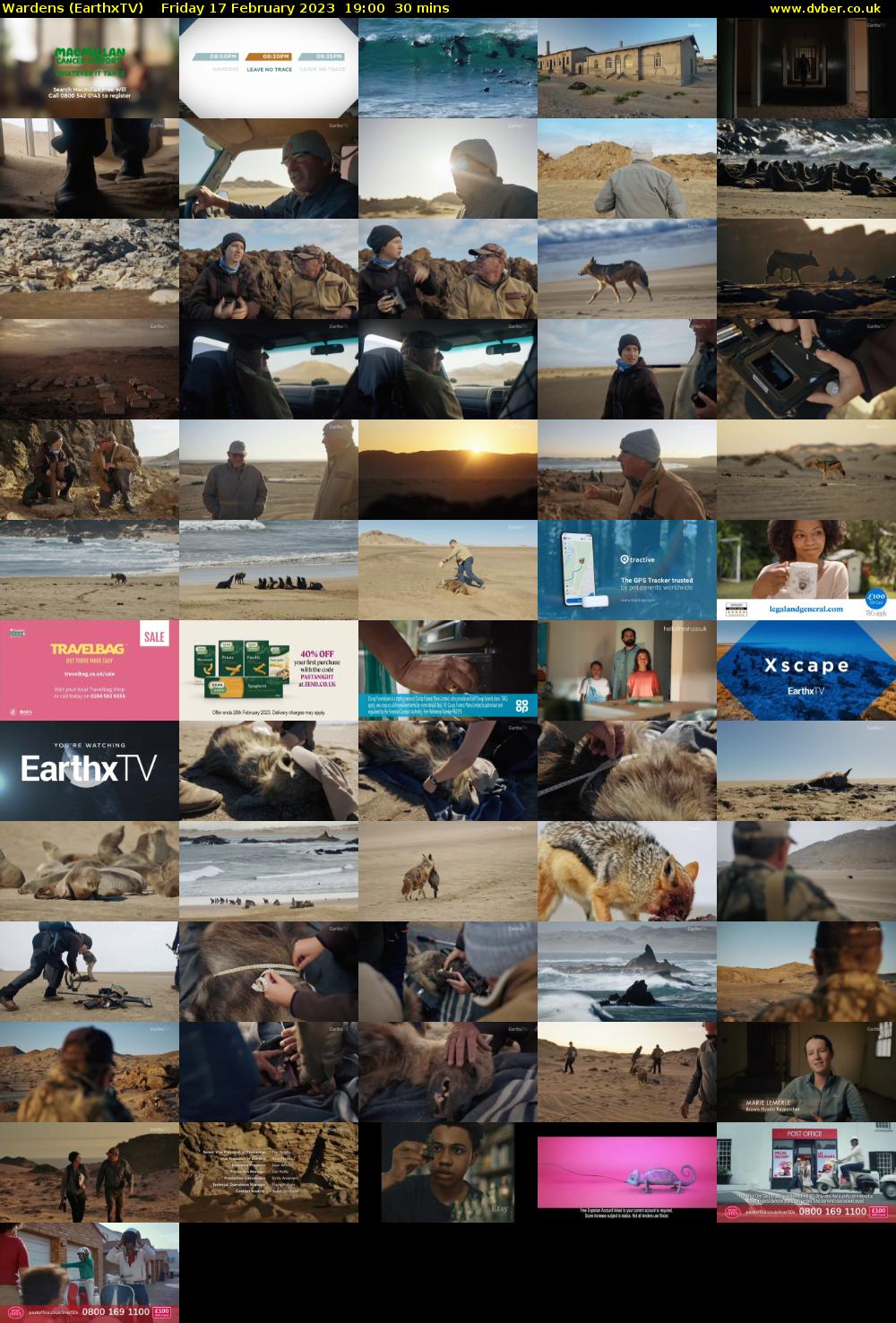 Wardens (EarthxTV) Friday 17 February 2023 19:00 - 19:30