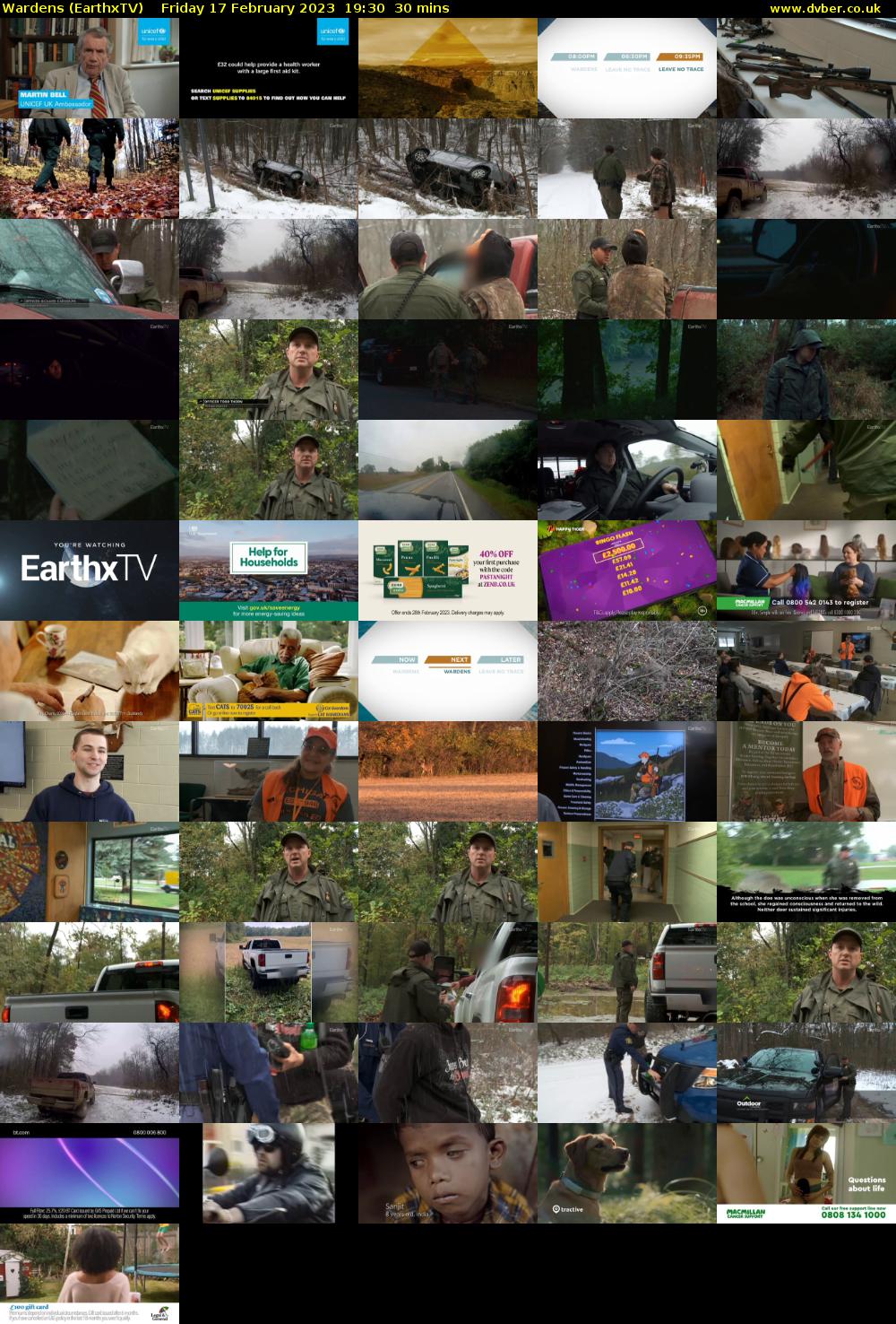Wardens (EarthxTV) Friday 17 February 2023 19:30 - 20:00