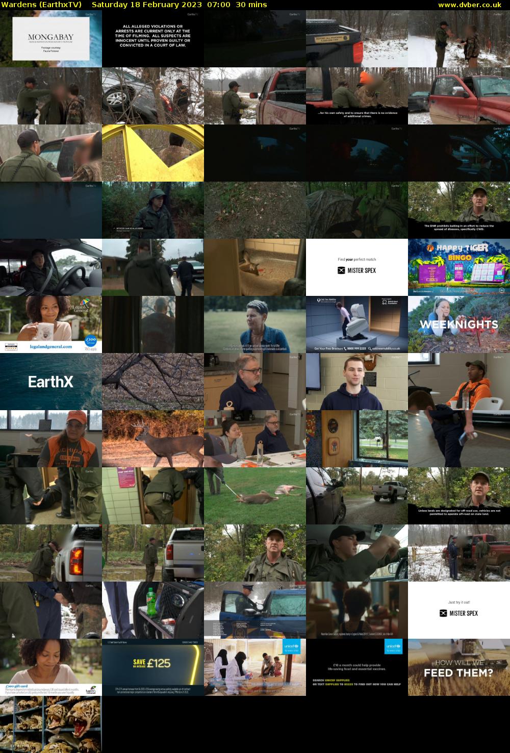 Wardens (EarthxTV) Saturday 18 February 2023 07:00 - 07:30