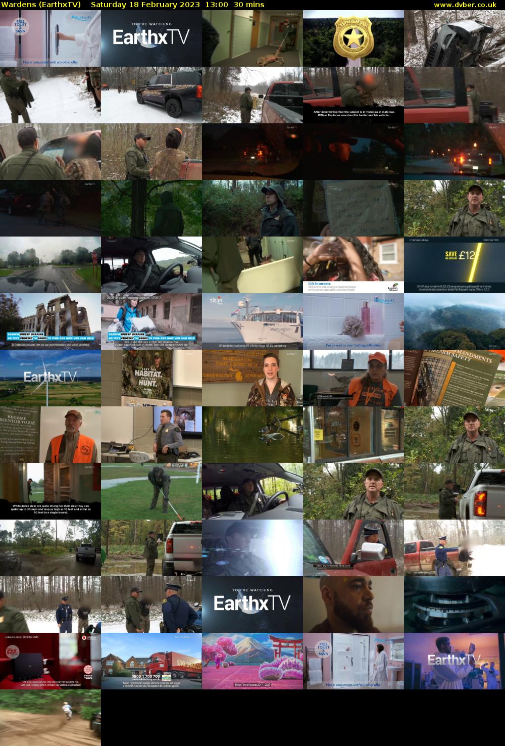 Wardens (EarthxTV) Saturday 18 February 2023 13:00 - 13:30