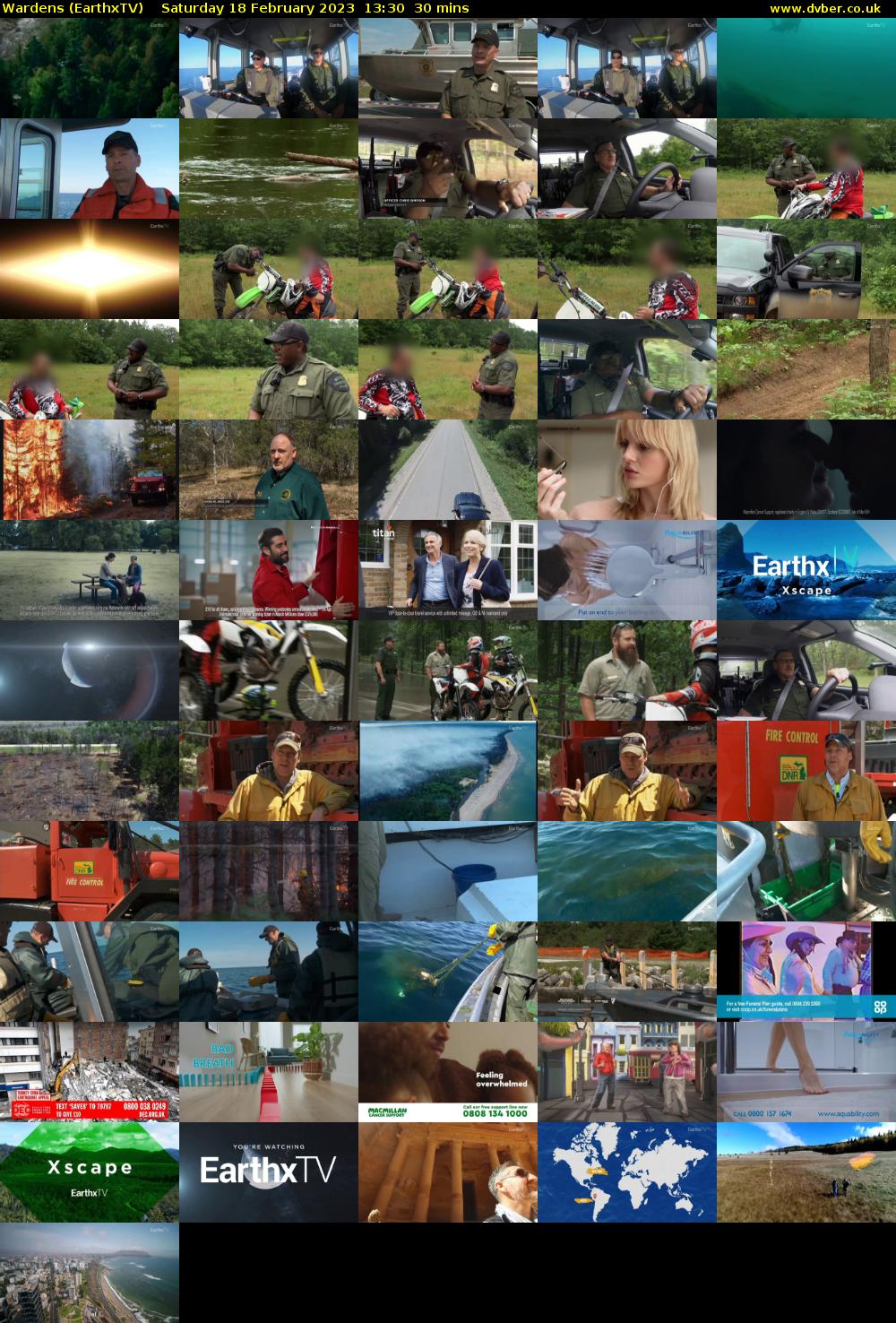 Wardens (EarthxTV) Saturday 18 February 2023 13:30 - 14:00