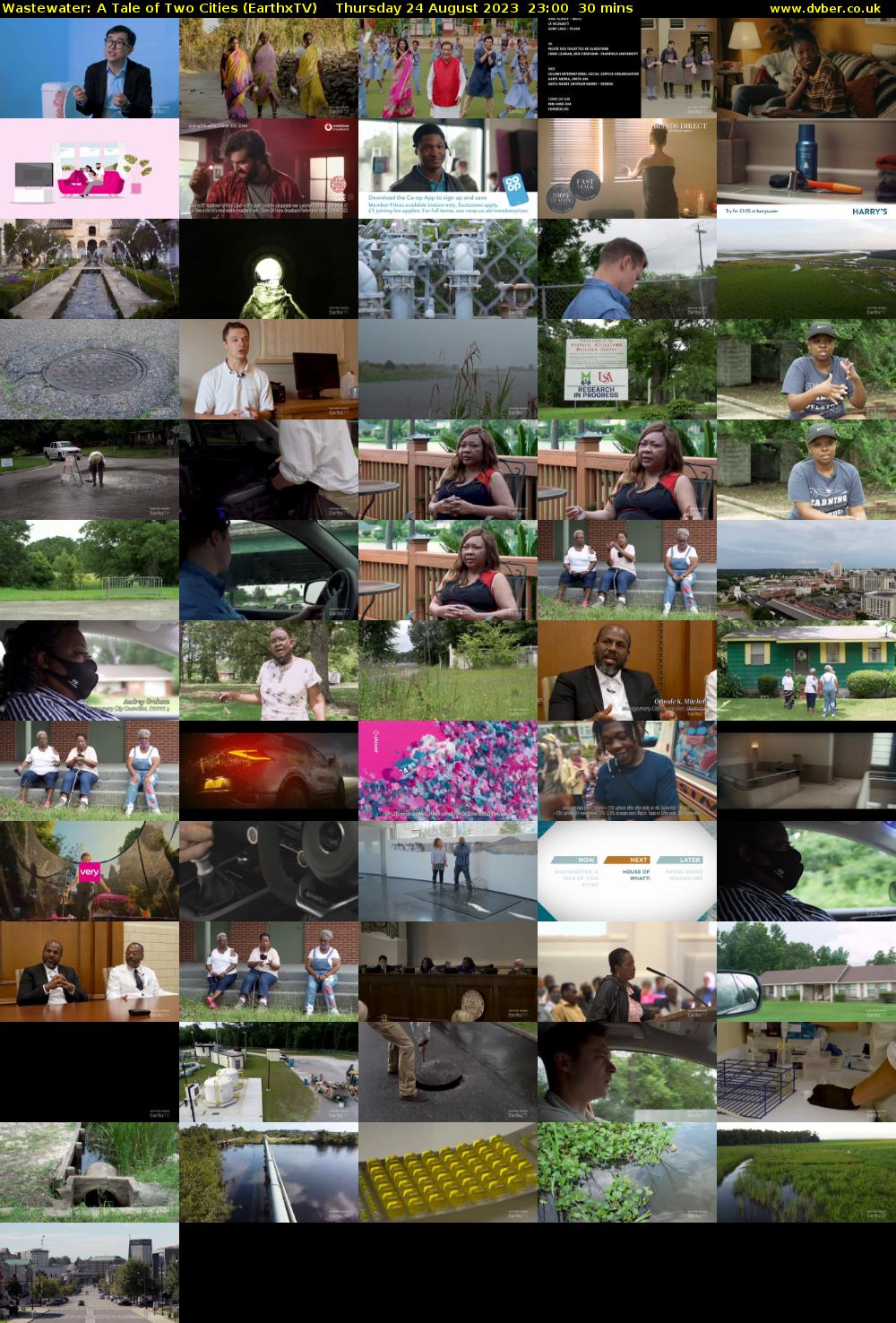 Wastewater: A Tale of Two Cities (EarthxTV) Thursday 24 August 2023 23:00 - 23:30