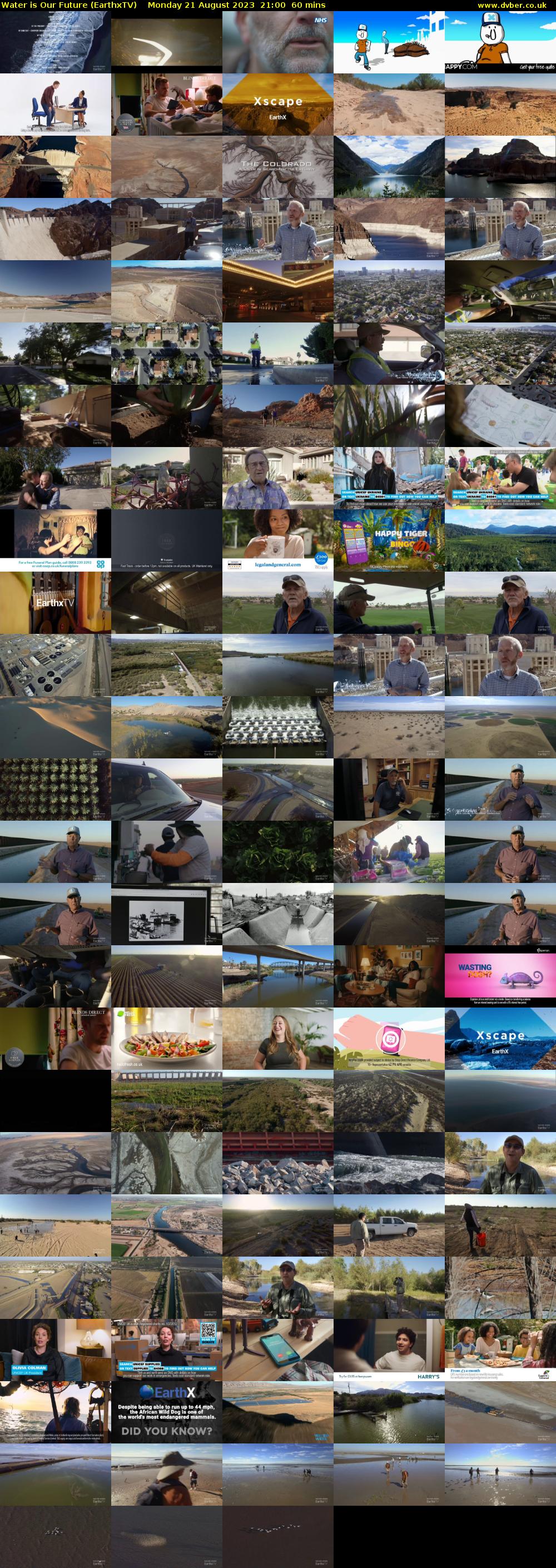 Water is Our Future (EarthxTV) Monday 21 August 2023 21:00 - 22:00