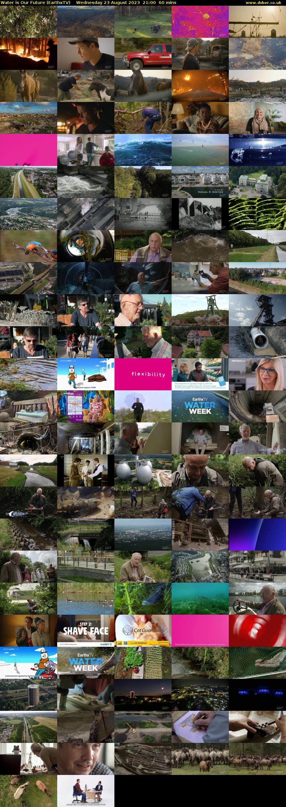 Water is Our Future (EarthxTV) Wednesday 23 August 2023 21:00 - 22:00