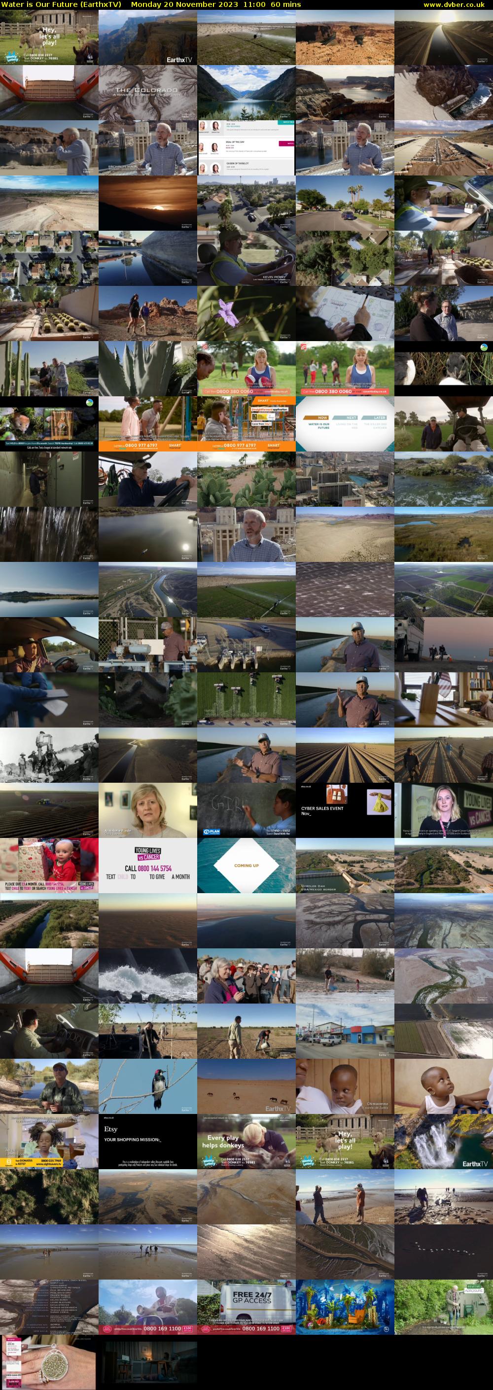 Water is Our Future (EarthxTV) Monday 20 November 2023 11:00 - 12:00