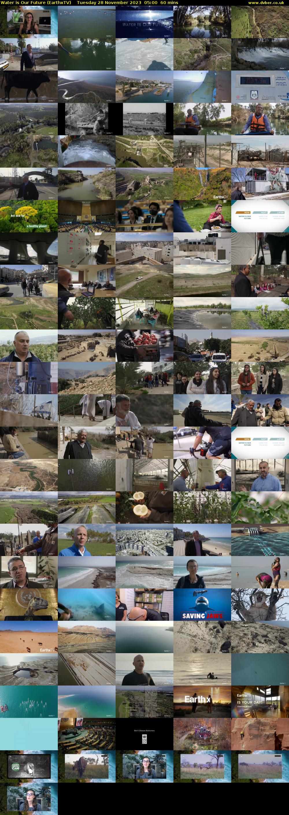Water is Our Future (EarthxTV) Tuesday 28 November 2023 05:00 - 06:00