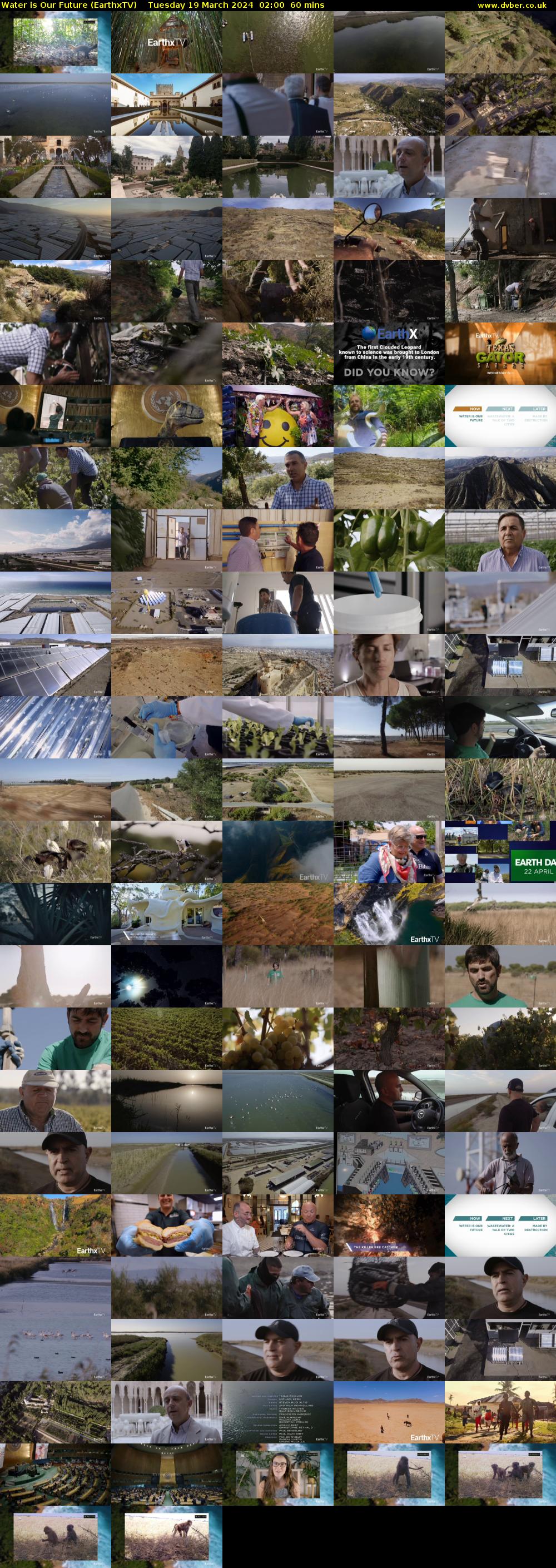 Water is Our Future (EarthxTV) Tuesday 19 March 2024 02:00 - 03:00