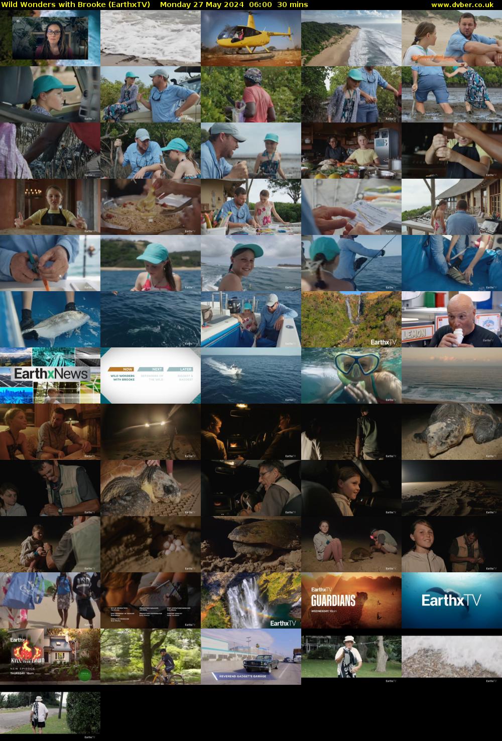 Wild Wonders with Brooke (EarthxTV) Monday 27 May 2024 06:00 - 06:30