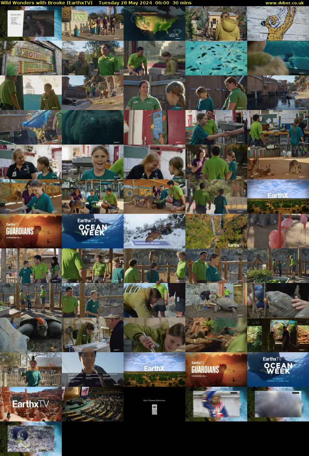 Wild Wonders with Brooke (EarthxTV) Tuesday 28 May 2024 06:00 - 06:30