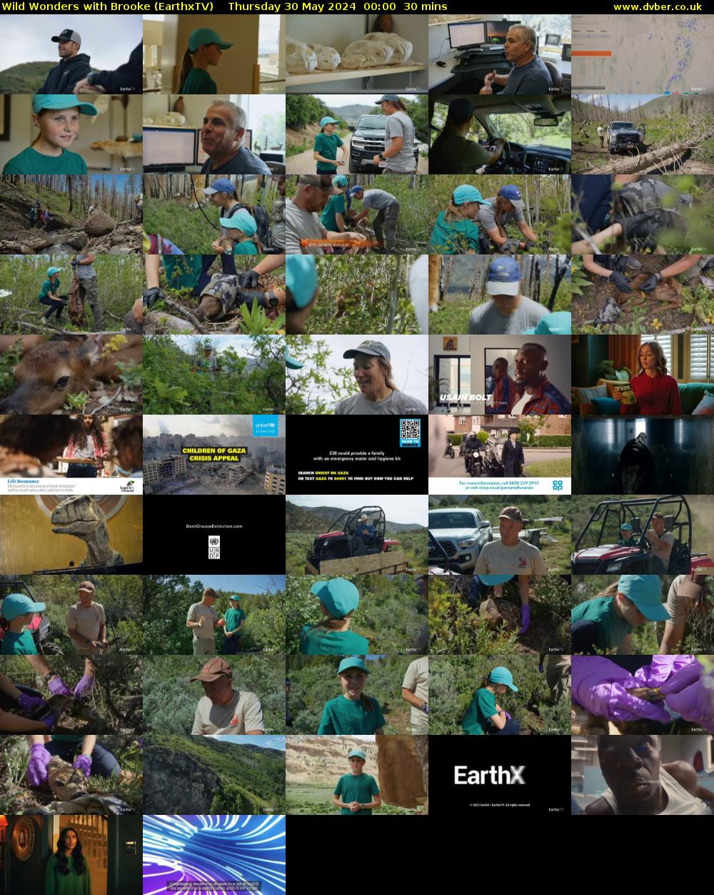 Wild Wonders with Brooke (EarthxTV) Thursday 30 May 2024 00:00 - 00:30