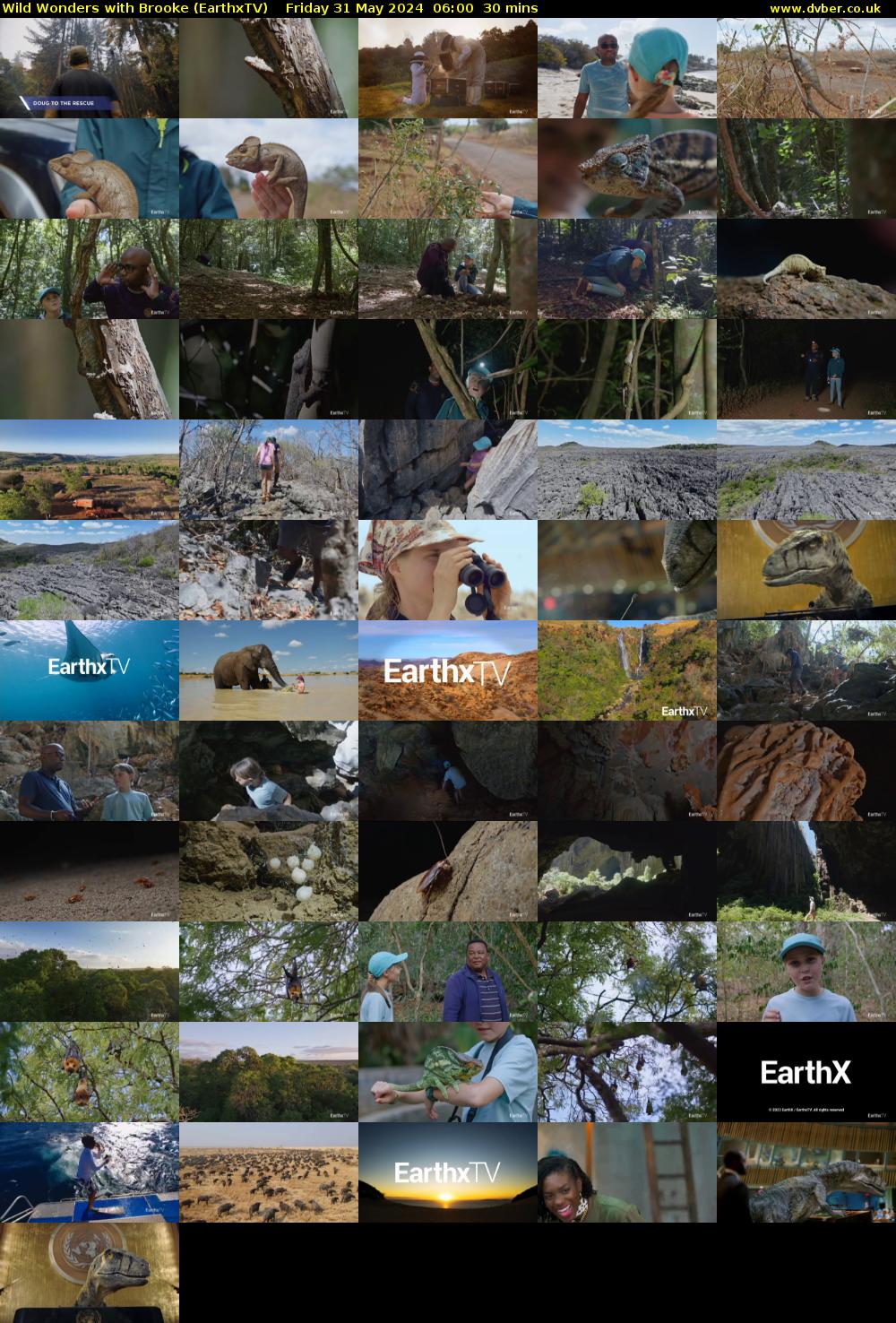 Wild Wonders with Brooke (EarthxTV) Friday 31 May 2024 06:00 - 06:30