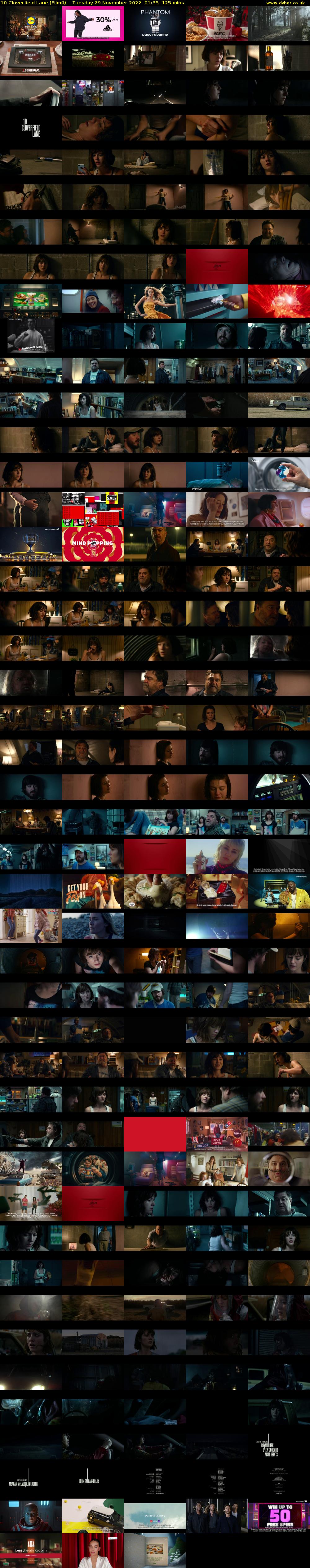 10 Cloverfield Lane (Film4) Tuesday 29 November 2022 01:35 - 03:40