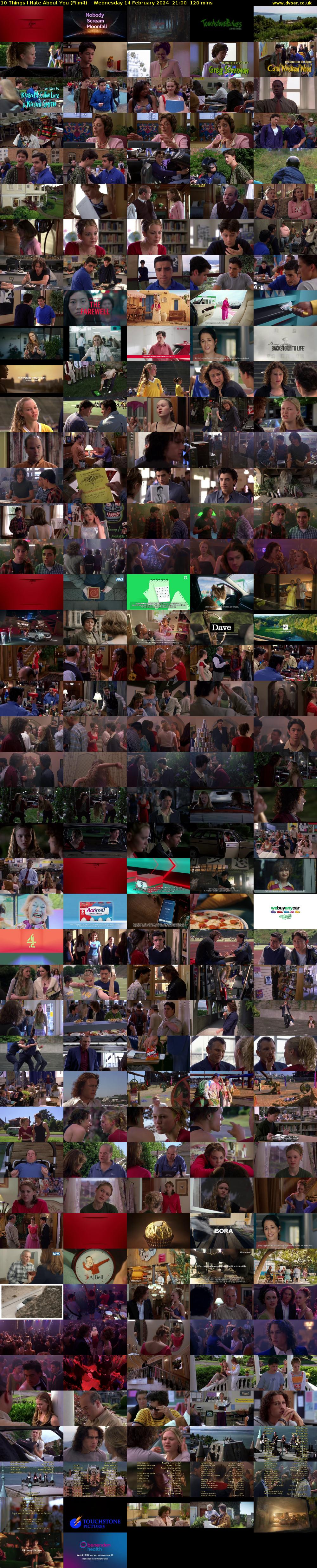 10 Things I Hate About You (Film4) Wednesday 14 February 2024 21:00 - 23:00
