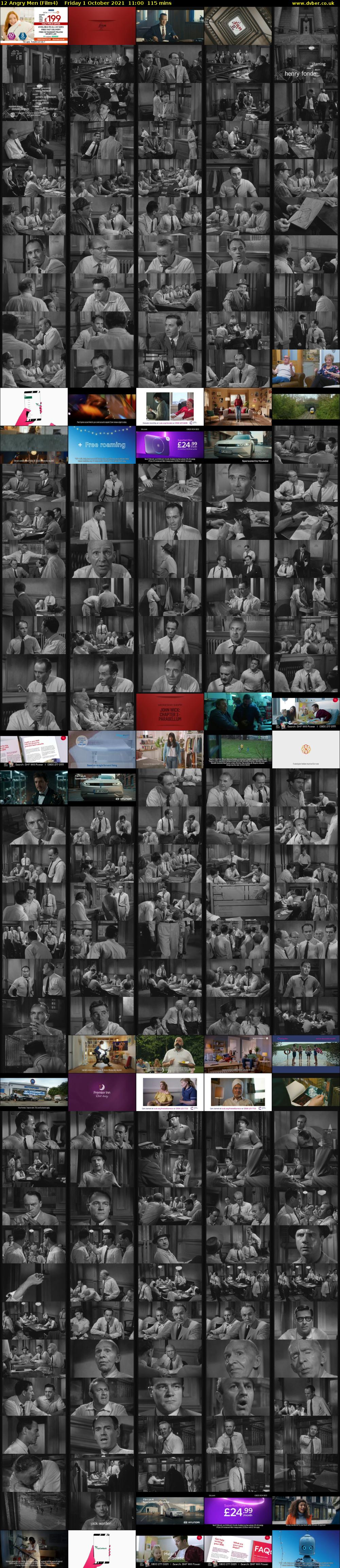 12 Angry Men (Film4) Friday 1 October 2021 11:00 - 12:55