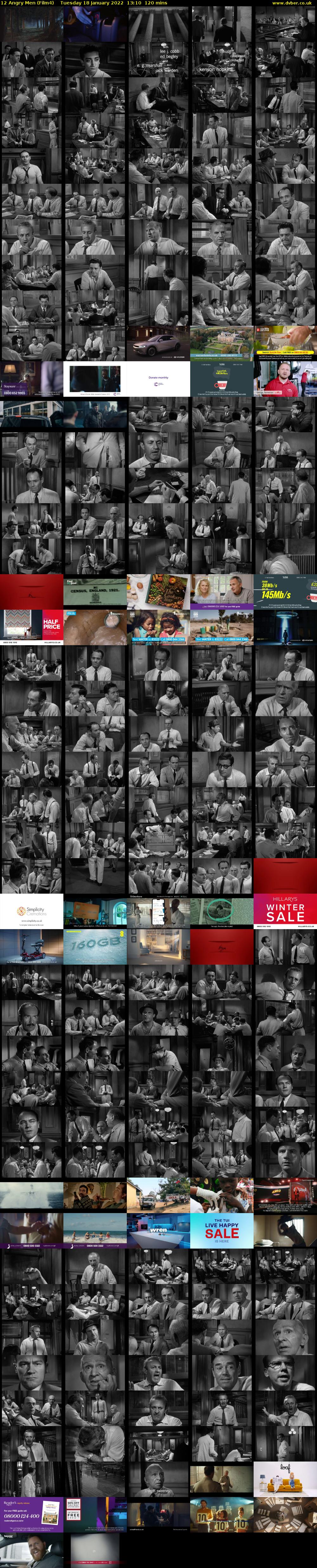 12 Angry Men (Film4) Tuesday 18 January 2022 13:10 - 15:10