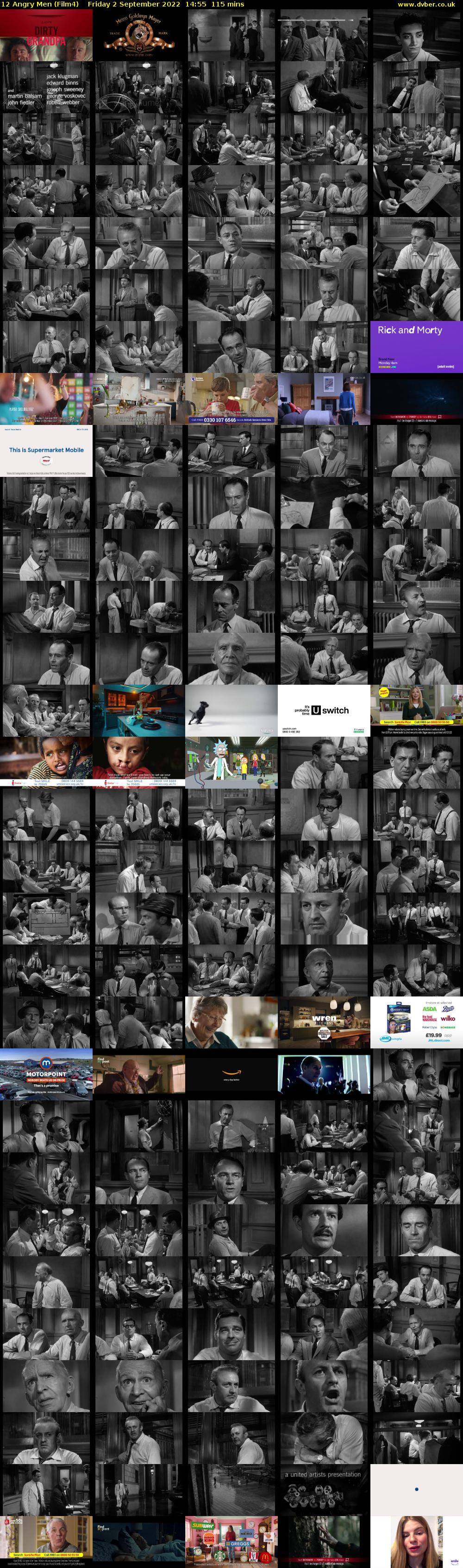 12 Angry Men (Film4) Friday 2 September 2022 14:55 - 16:50