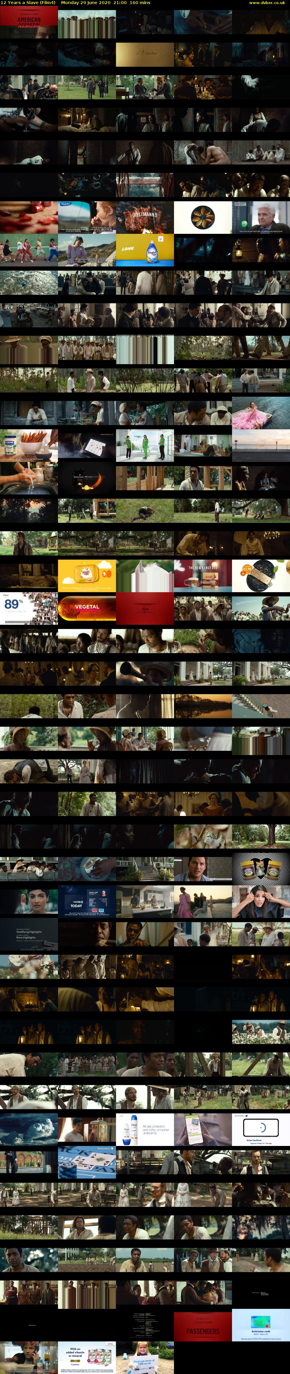 12 Years a Slave (Film4) Monday 29 June 2020 21:00 - 23:40