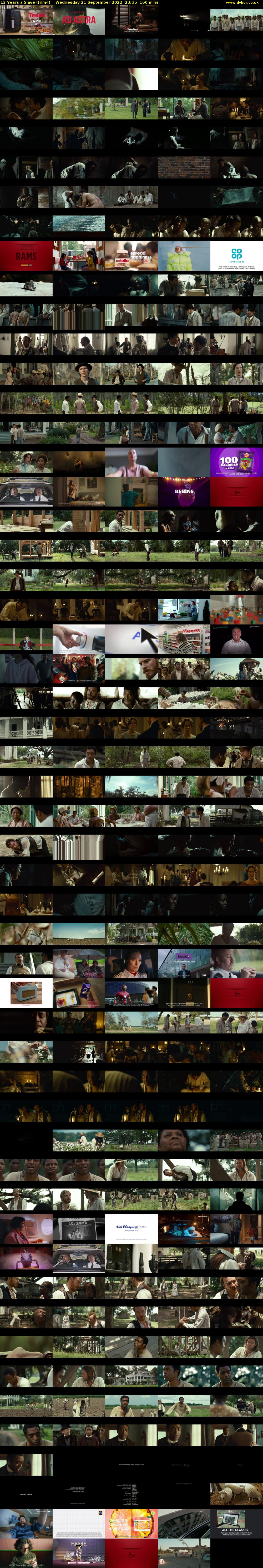 12 Years a Slave (Film4) Wednesday 21 September 2022 23:35 - 02:15